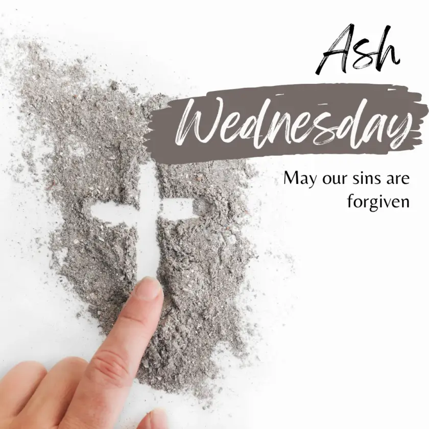 White Simple Ash Wednesday Instagram Post 20250211 222744 0000