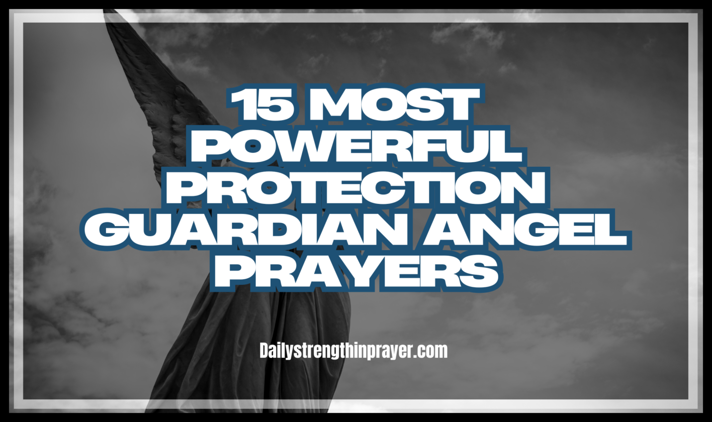 Protection Guardian Angel Prayer