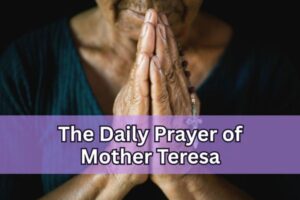 Secrets Hidden in the Daily Prayer of Mother Teresa