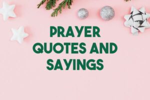 prayer quotes and sayings