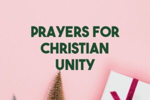 prayers for christian unity