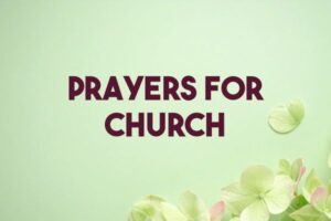 prayers for church