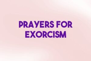 prayers for exorcism