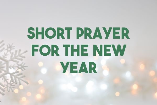 short prayer for the new year