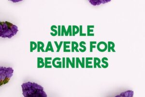 simple prayers for beginners