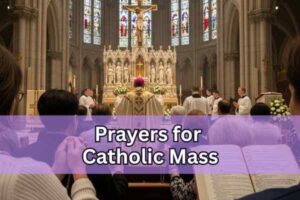 Prayers for catholic mass