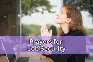 prayers for job security