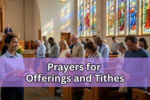 prayers for offerings and tithes