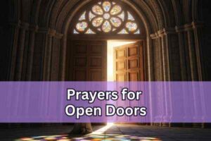 prayers for open doors