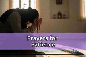 prayers for patience