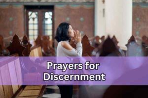 prayers for discernment