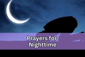 prayers for nighttime
