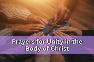 prayers for unity in the body of christ