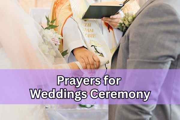 prayers for weddings ceremony