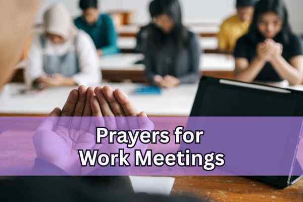 prayers for work meetings